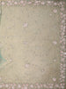 Light Green Floral Sequins and Beads Embroidered Designed Net Designer Saree