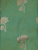 Light Green Floral Woven Banarasi Silk Saree - Diadem