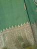 Light Green Floral Woven Banarasi Silk Saree - Diadem