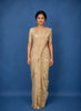 Light Green Floral Woven Design Pure Cotton Saree
