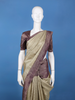 Light Green Floral Woven Pure Kanchipuram Silk Saree With Zari Border