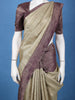 Light Green Floral Woven Pure Kanchipuram Silk Saree With Zari Border