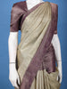 Light Green Floral Woven Pure Kanchipuram Silk Saree With Zari Border