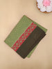 Light Green Geometric Woven Design Cotton Saree