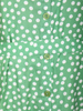 Light Green Polka Dot Printed Rayon Kurti Top