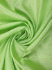 Light Green Pure Kanchipuram Bridal Silk Saree with Stripes Design on the Body with Zari Border