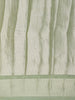 Light Green Woven Floral Design Banarasi Silk Saree - Diadem