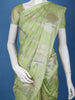 Light Green Woven Floral Design Banarasi Silk Saree - Diadem