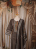 Light Grey Ajrakh Printed Design Cotton Straight Cut Salwar Suit with Dupatta