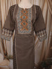 Light Grey Ajrakh Printed Design Cotton Straight Cut Salwar Suit with Dupatta