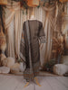Light Grey Ajrakh Printed Design Cotton Straight Cut Salwar Suit with Dupatta