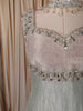 Light Grey Floral Beads and Mirror Embroidered Design Tissue Silk Fancy Palazzo Suit with Choker Dupatta