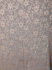 Light Grey Floral Design Banarasi Silk Anarkali Gown With Dupatta