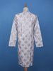 Light Grey Sequin Designed Cotton Kurta