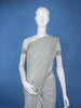 Light Grey Zigzag Sequin Embllishment Tussar Silk Saree - Diadem