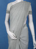 Light Grey Zigzag Sequin Embllishment Tussar Silk Saree - Diadem
