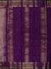 Light Lavender Butta Zari Woven Design Pure Kanchipuram Silk Saree with Contrast Zari Border