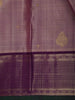 Light Lavender Butta Zari Woven Design Pure Kanchipuram Silk Saree with Contrast Zari Border