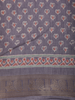 Light Lavender Floral Butta Printed Design Crepe Silk Saree