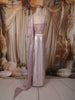 Light Lavender Floral Sequin Embroidered Design Shimmer Ready To Wear Saree with Designer Blouse