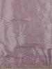 Light Lavender Geometric Zari Woven Design Pure Banarasi Silk Saree with Designer Border