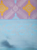 Light Lavender Geometric Zari Woven Design Tissue Silk Saree with Contrast Zari Border