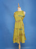Light Olive Green Floral Design Cotton Kurti