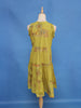 Light Olive Green Floral Design Cotton Kurti