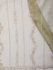Light Olive Green Heavy Stone Embellished Design Pure Organza Party Wear Saree with Designer Border