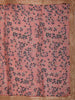 Light Orange Floral Printed Design Pure Organza Saree with Sequins Designer Border