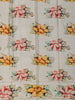 Light Peach Checked Woven Design Semi Silk Festive Saree with Floral Border