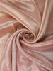Light Peach Floral Design Pure Tissue Silk Saree