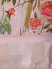 Light Pink Butta Printed Design Crepe Silk Saree with Floral Motif Border