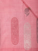 Light Pink Floral Butta Design Kanchipuram Silk Saree With Solid Border