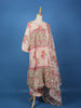 Light Pink Floral Design Printed Cotton Salwar Suit - Diadem