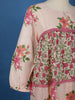 Light Pink Floral Design Printed Cotton Salwar Suit - Diadem