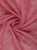 Light Pink  Floral Design Semi Banarasi Silk Saree