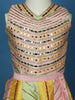 Light Pink Floral Design Silk Kids Lehenga With Dupatta