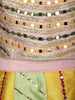 Light Pink Floral Design Silk Kids Lehenga With Dupatta