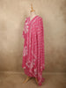 Light Pink Floral Printed Design Cotton Salwar Suit with Dupatta