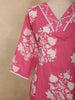 Light Pink Floral Printed Design Cotton Salwar Suit with Dupatta