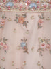 Light Pink Floral Sequins Embroidered Bridal Net Lehenga With Dupatta