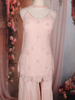 Light Pink Floral Sequins Embroidered Georgette Sharara Set