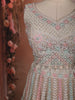 Light Pink Floral Thread and Beads Embroidered Design Net Lehenga with Dupatta