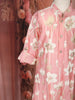 Light Pink Floral Woven Design Cotton Kids Kurta Set