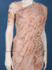 Light Pink Floral Woven Design Pure Cotton Saree
