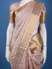 Light Pink Floral Woven Pure Kanchipuram Silk Saree