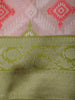 Light Pink Geometric Zari Woven Design Tissue Silk Saree with Contrast Zari Border