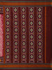 Light Pink Ikkat Design Silk Saree With Maroon Contrast Border