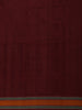 Light Pink Ikkat Design Silk Saree With Maroon Contrast Border